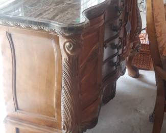 The Paradisio Signature Collection Marble top Sideboard