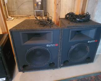 Two Sunn Speakers