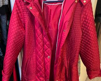 Ladies red coat