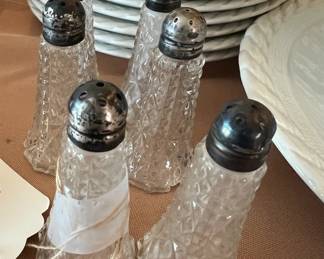 Sterling Silver/Crystal salt and pepper