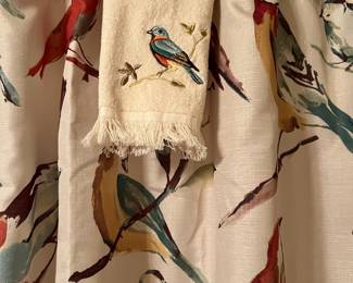 Shower Curtain with Birds