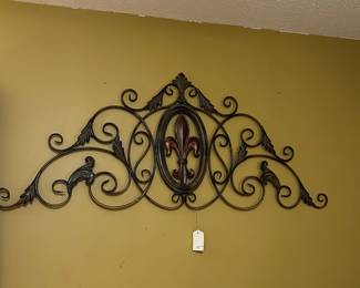 Metal wall decor