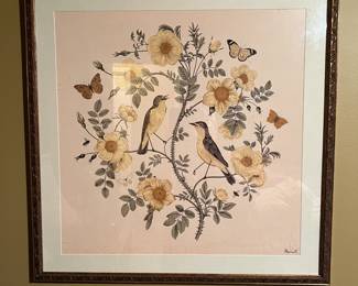 Framed Bird print