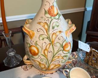 Cobblestone and Vine pottery