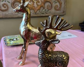 Brass deer