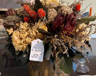 Custom made floral arrangement