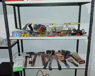 Tools and other household items.