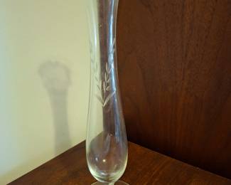 Vintage crystal vase