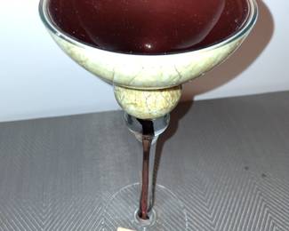 Tall candlestick holder - $25.