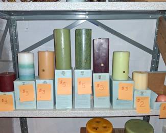 Partylite Decorative candle sets.
