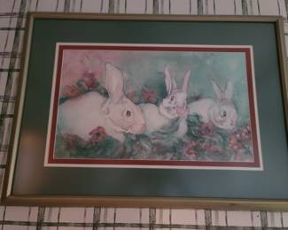 Watercolor Bunnies