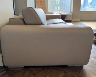 Roche Bobois Leather Two-Seat Sofa. Sofa Measures 93" W x 42" D with 15" Seat Height. Photo 4 of 11.