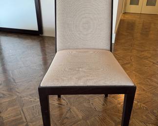 Set of 6 Andreu World Walnut Dining Chairs. Each Measures 18.5" W x 16.75" D with 19.5" Seat Height.  Photo 1 of 4.