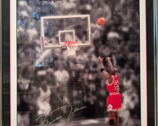 Signed Michael Jordan "Last Shot."