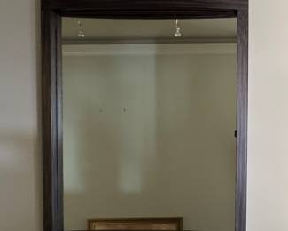 Bolier & Company by Decca Home Mirror in 0405 Qtr Cut Macassar Ebony EV Veneer. Measures 37.5" W x 51" H. Photo 1 of 2.
