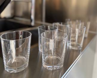 Set of 6 Villeroy & Boch Double Old Fashioned Glasses. Photo 1 of 2.