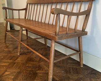 Vintage Deacons Bench. Measures 60" W x 16" D with 18" H. Photo 2 of 4.