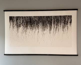 "Marsh" Large Format Black and White Print #1 of 6, Signed by Artist Jeff Kauck. Measures 61" W x 37.5" H. Photo 1 of 3.