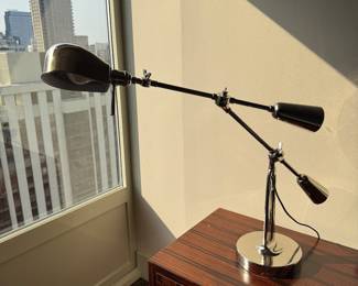 Ralph Lauren RL '67 Boom-Arm Desk Lamp in Polished Nickel - 2 Available. Photo 1 of 2.