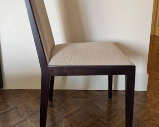 Set of 6 Andreu World Walnut Dining Chairs. Each Measures 18.5" W x 16.75" D with 19.5" Seat Height.  Photo 2 of 4.