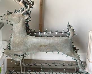 Vintage Metal Reindeer Christmas Decoration 51 hero