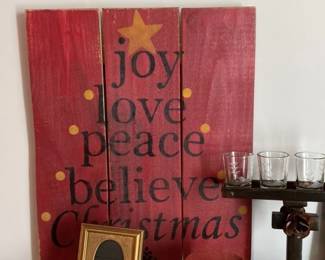 Rustic Christmas Wooden Sign 5 hero
