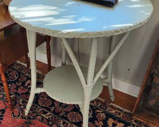 Antique Wicker table