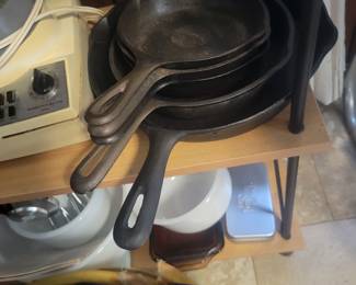 Cast iron pans