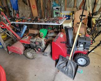Snowblower and tiller