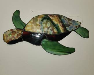 Stained glass sea turtle 