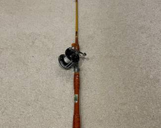 62” w/ Penn “Long Beach” Boat ReelFiberglass Boat Rod, "The Gliebe" New York Model 660