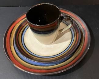 Pfaltzgraff dish set "Galaxy Red"