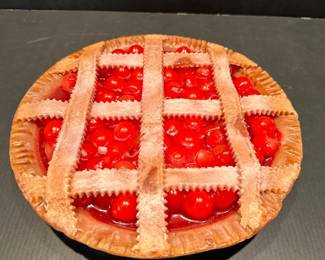 Cherry pie candle