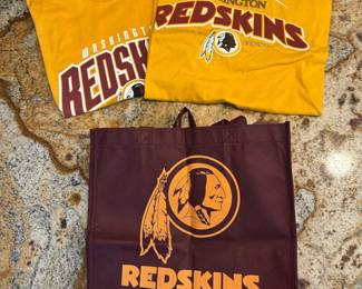 Redskins T-shirts and tote