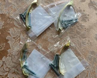 Brass hand pulls (4)