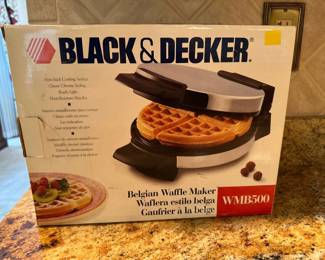 Black and Decker Belgium Waffle Maker