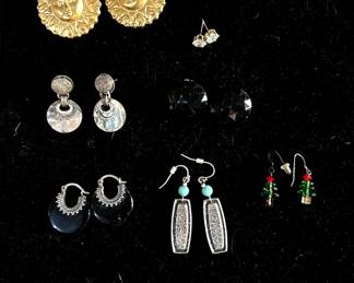 assorted earrings