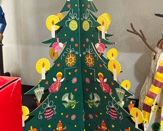 Vintage Levison Danish Tree Advent Calendar 