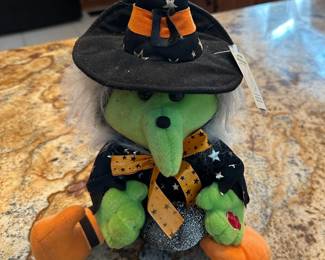 Witch plush doll