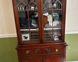 Mahogany china cabinet