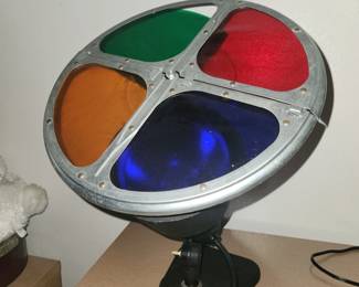 Aluminum Christmas tree color wheel light