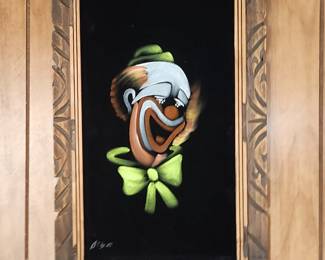 Vintage velvet painting