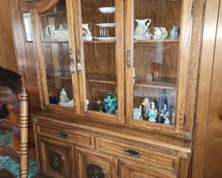 Keller Furniture china hutch (dining table available)