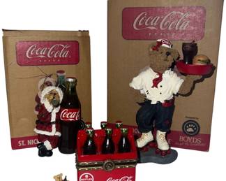 CocaCola Boyds Bears Collectible Set