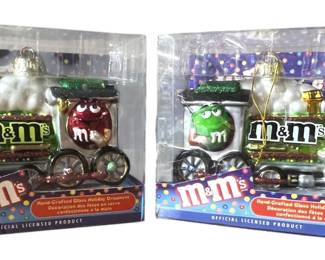 NIB MMs Faux Mercury Glass Ornaments