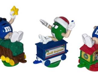 Vintage MMs Christmas Train Set