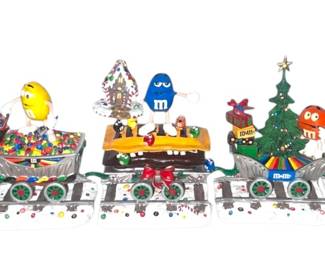 MMs Holiday Express Train Figurine Set