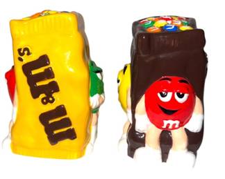 MMs Character Salt Pepper Shakers Set