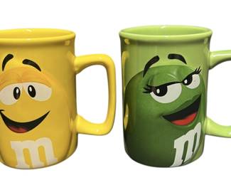 MMs Character Mug Set Yellow Green