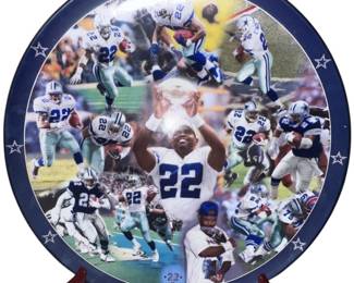 Emmitt Smith Commemorative Plate